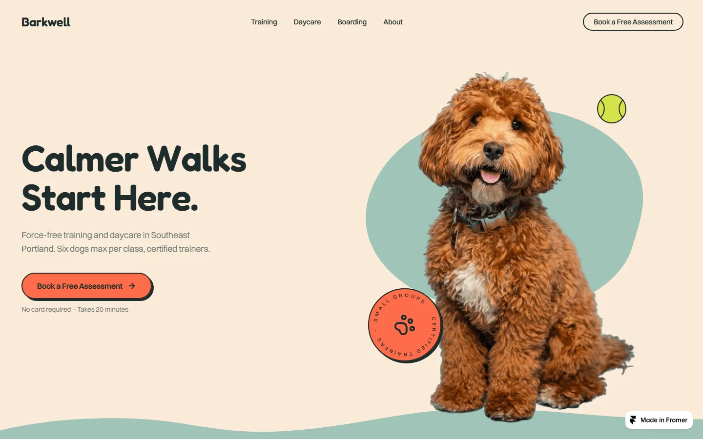 BARKWELL website preview